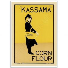Art Nouveau Poster - Kassama Corn Flour